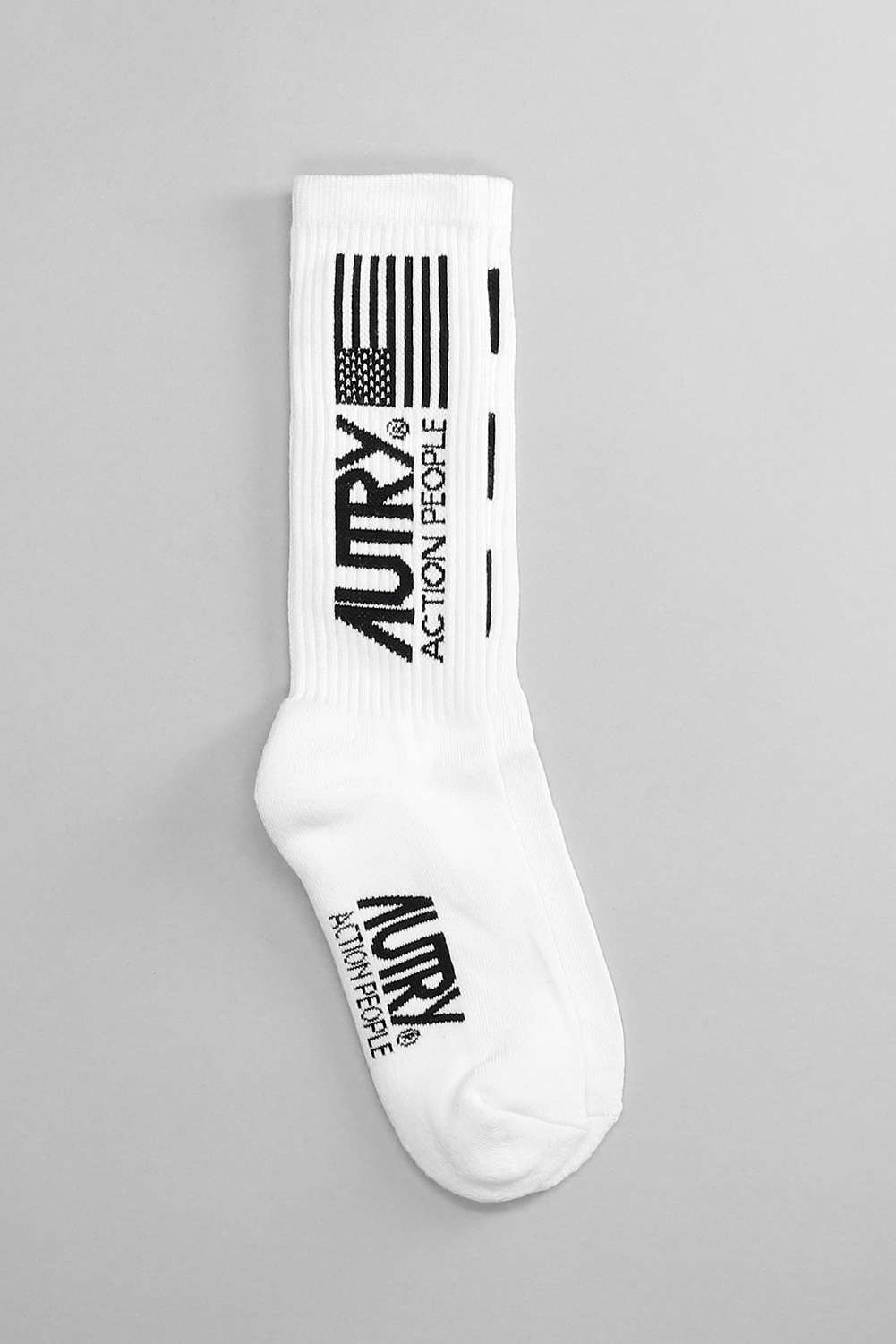 (Autry)Iconic Tennis Unisex Socks(Black Logo)