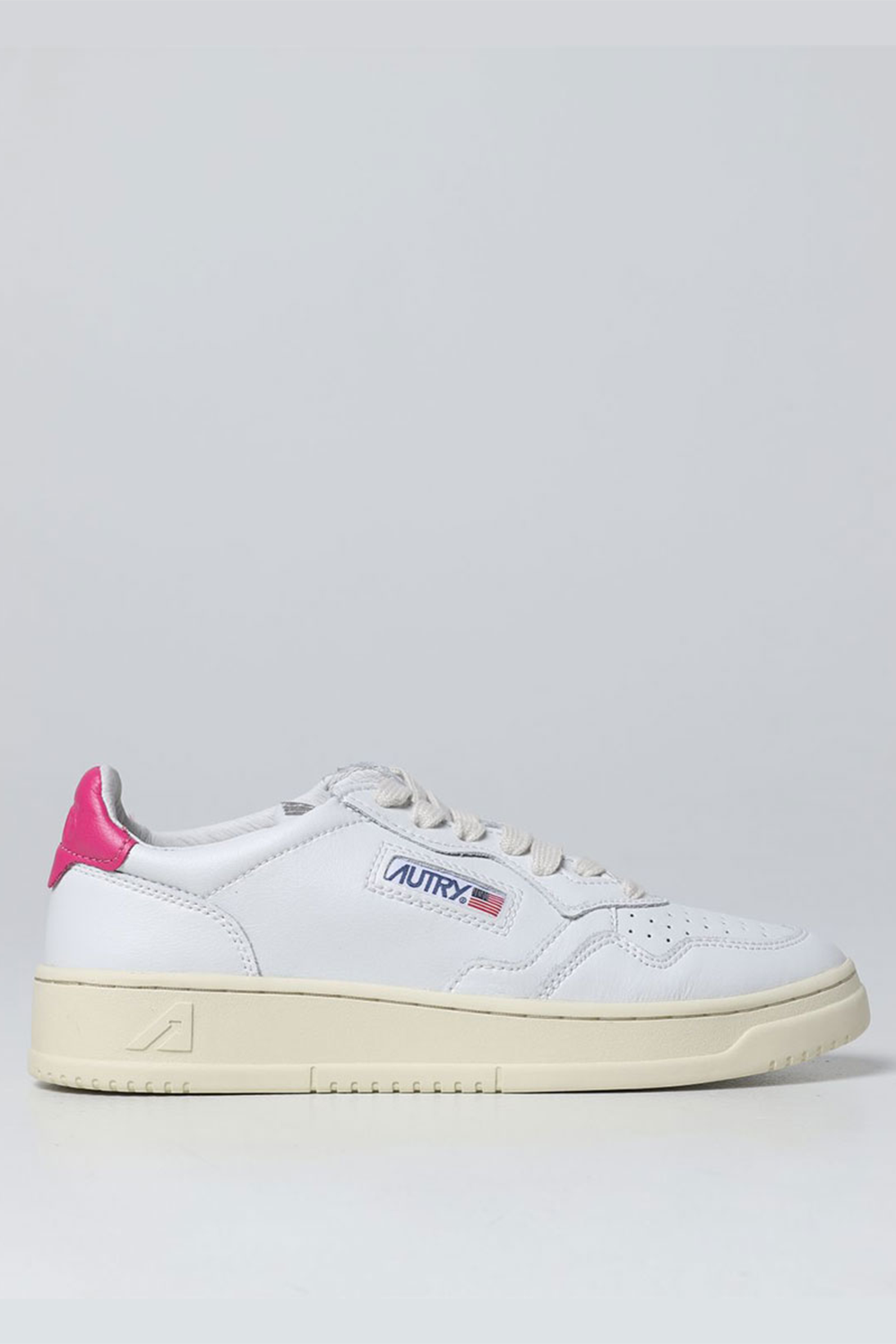 (Women)Medalist Low Leather White/Pink