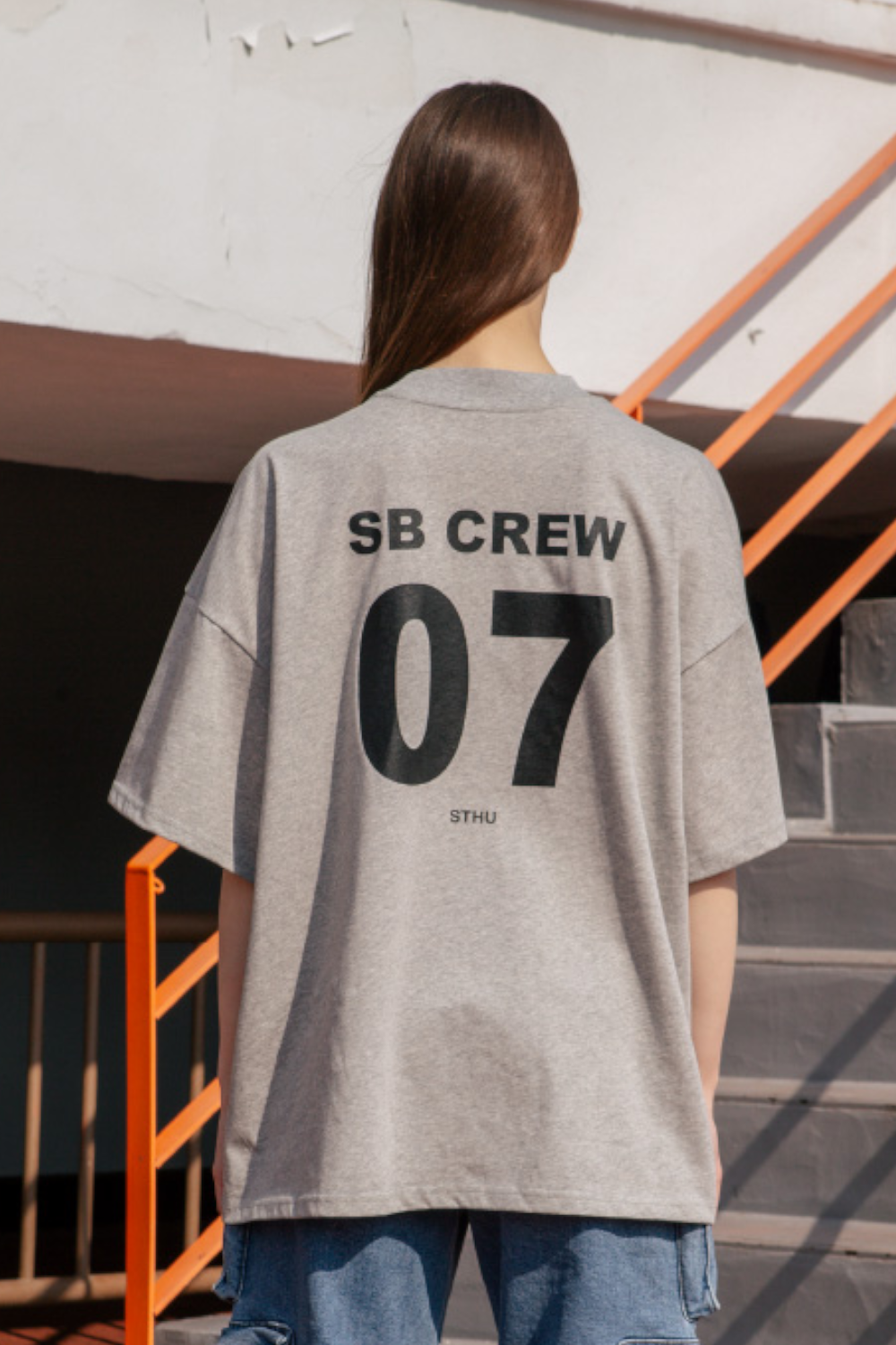 Grey SB CREW Over T-shirt