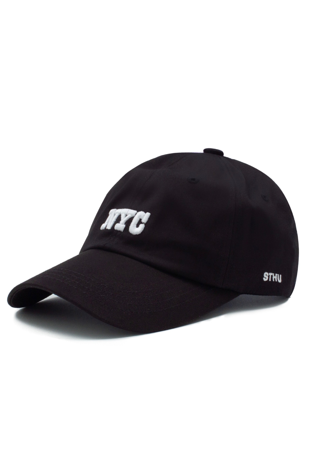 Black &#039;NYC&#039; Embroidery Cap