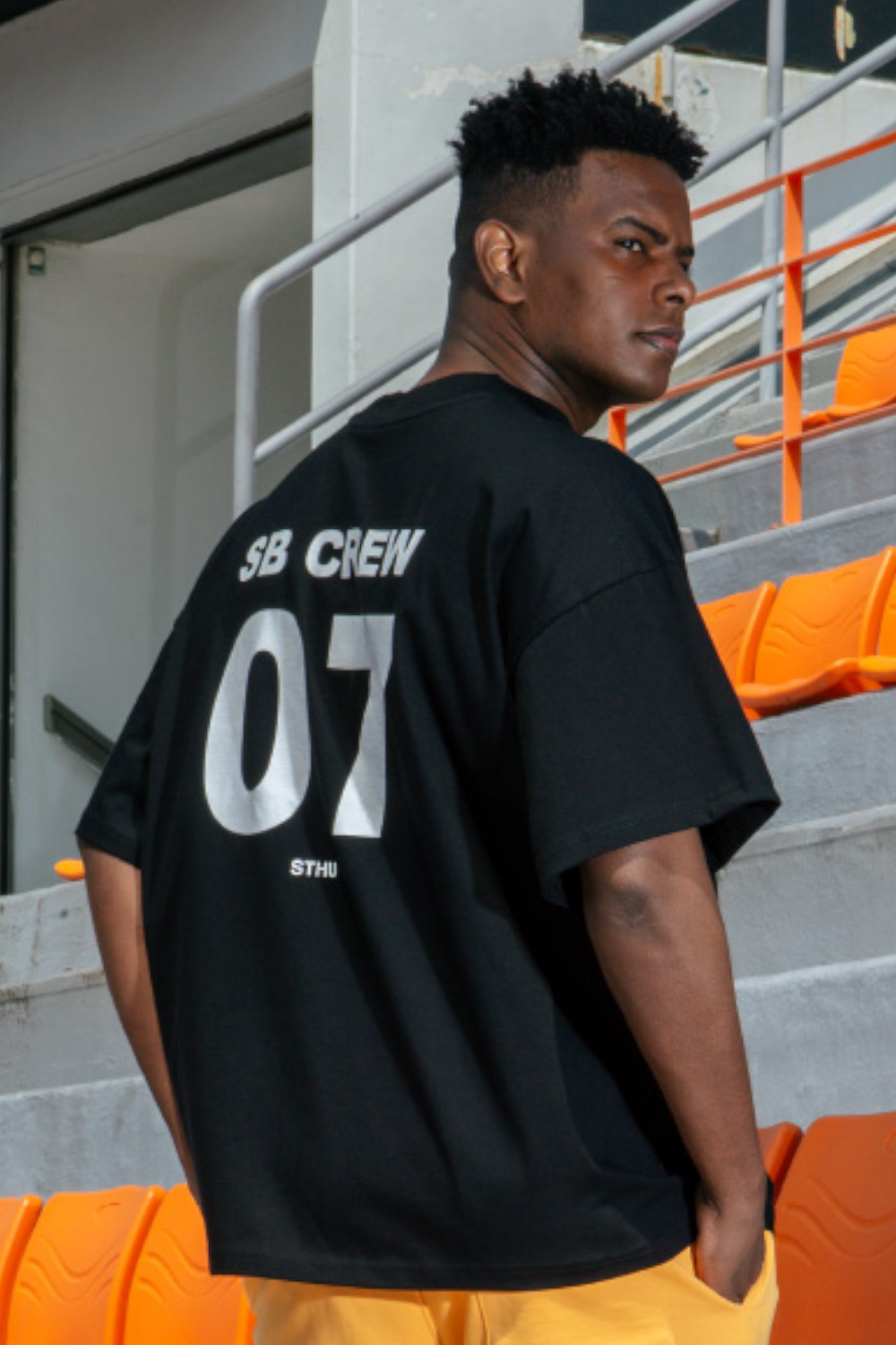 Black SB CREW Over T-shirt