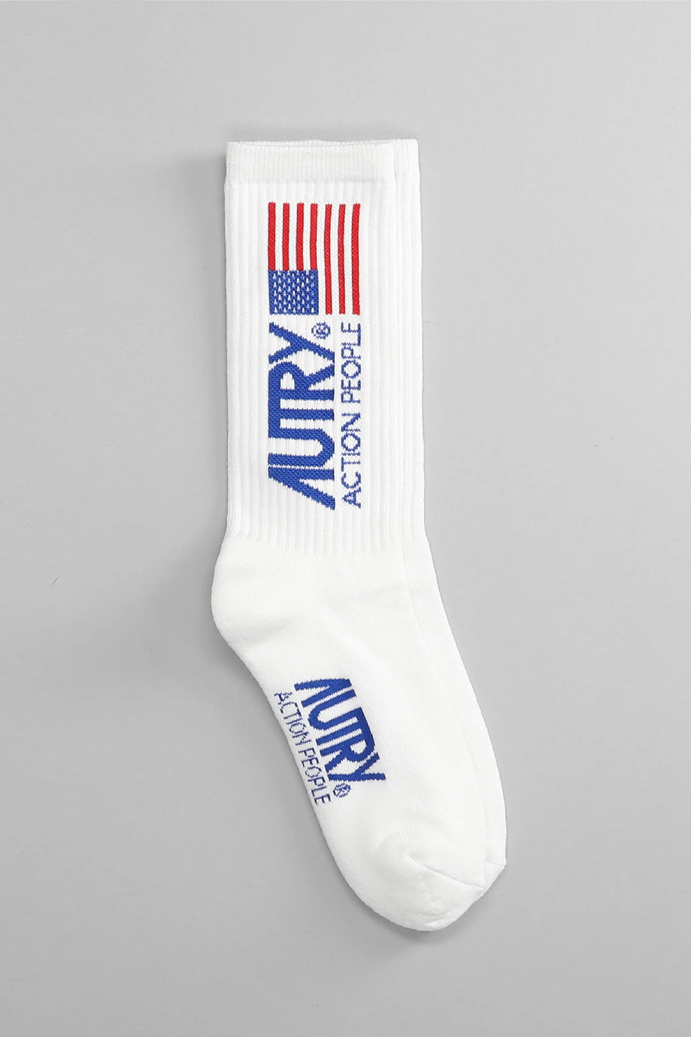 (Autry)Iconic Tennis Unisex Socks(Blue Logo)
